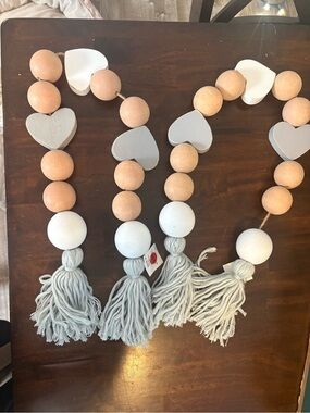 Hobby lobby wooden beaded decor